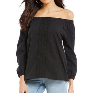 SALE🔥NWT Tommy Bahama Black Off Shoulder Top